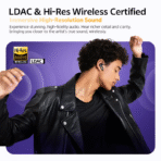 Tai Nghe Không Dây TWS QCY MeloBuds N70 (Bluetooth v6.0, 10H, IPX5, ANC, LDAC & Hi-Res Wireless Certified, Personalized Sound, Dual Driver Units) - Ảnh 4