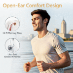 Tai Nghe Kẹp Tai Bluetooth TWS QCY Crossky C30S (Bluetooth 6.0, 6H, IPX5, Hi-Res Audio & LDAC Certification, Dual Connectivity, 360° Spatial Sound) - Ảnh 4