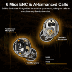 Tai Nghe Không Dây TWS QCY ArcBuds ANC (Bluetooth v5.2, 8H, ENC) - Ảnh 6