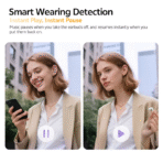 Tai Nghe Không Dây TWS QCY MeloBuds N70 (Bluetooth v6.0, 10H, IPX5, ANC, LDAC & Hi-Res Wireless Certified, Personalized Sound, Dual Driver Units) - Ảnh 6