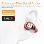 Tai Nghe Kẹp Tai Bluetooth TWS QCY Crossky C30S (Bluetooth 6.0, 6H, IPX5, Hi-Res Audio & LDAC Certification, Dual Connectivity, 360° Spatial Sound) - Ảnh 6