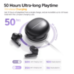 Tai Nghe Không Dây TWS QCY MeloBuds N70 (Bluetooth v6.0, 10H, IPX5, ANC, LDAC & Hi-Res Wireless Certified, Personalized Sound, Dual Driver Units) - Ảnh 7