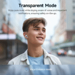 Tai Nghe Không Dây TWS QCY Melobuds N50 (Bluetooth v5.4, 6H, ANC, 6 Al-powered Mics ENC, Ultra-Low Latency, 9 Tuned Preset EQs) - Ảnh 5