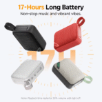 Loa Di Động Không Dây QCY SP2 5W (Bluetooth v5.3, 17H, 1000mAh, TWS, 45mm Deep Bass Dynamic Coil, 24 Mode RGB Light Show & Smart EQ, Smart App, IP67) - Ảnh 2