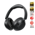 Tai Nghe Chụp Tai Không Dây QCY H3 Pro (Bluetooth v5.4, 55H, 50dB ANC, Hi-Res Audio & LDAC, Custom App & Dual Connectivity, Crystal Clear Calls, 6-Mic ENC Calls)