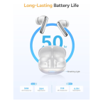Tai Nghe Không Dây TWS QCY MeloBuds N65 (Bluetooth v6.0, 11H, Hi-Res Audio, Adaptive ANC, IPX5, Wind-Adaptive ANC, Al Scene-Aware ANC) - Ảnh 2