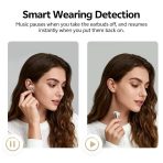 Tai Nghe Không Dây TWS QCY MeloBuds N60 (Bluetooth v6.0, 9H, Hi-Res Audio, LDAC, Adaptive ANC, Multi-Point Connection, IPX5, oaxial Dual-Dynamic Drivers, Google Fast Pair) - Ảnh 6