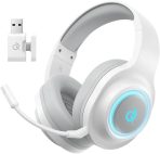 Tai Nghe Chụp Tai Không Dây QCY Heroad V200 Tri-Mode Edition (Bluetooth v6.0, 240H, With Wired USB-C Cable + 2.4GHz, RGB Light, 7.1 Surround Sound, Detachtable Noise Canceling Mic) - Ảnh 9