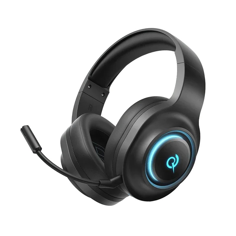 imgi_6_1_9bd23be2aed64554b7a3119ae6ec972e_master Tai Nghe Chụp Tai Không Dây QCY Heroad V200 Pro (Bluetooth v6.0, 240H, +Wired USB-C Cable, RGB Light, 7.1 Surround Sound, Detachtable Noise Canceling Mic) - Ảnh 1