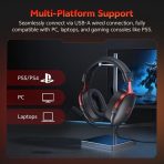 Tai Nghe Chụp Tai Có Dây USB QCY VN200 Pro (2.2m, 7.1 Surround Sound, 40mm dynamic driver, Custom Audio Software) - Ảnh 2