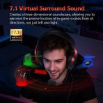 Tai Nghe Chụp Tai Có Dây USB QCY VN200 Pro (2.2m, 7.1 Surround Sound, 40mm dynamic driver, Custom Audio Software) - Ảnh 3